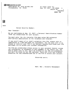 IRS Letter 2940C