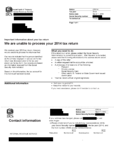 IRS Notice CP01H