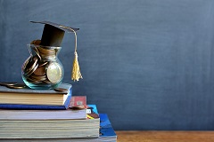 Are scholarships taxable - graduation cap on money